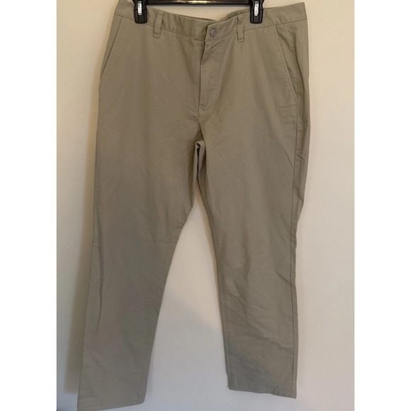 Bonobos Other - BONOBOS Slim Fit Stretch Cotton Khaki Flat Front Chino Pants 36x32